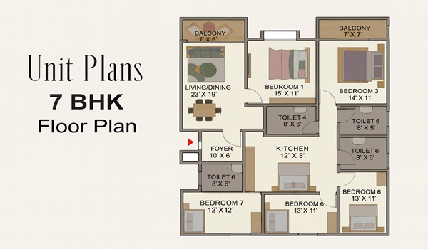 Birla Anayu 7 BHK Floor Plan