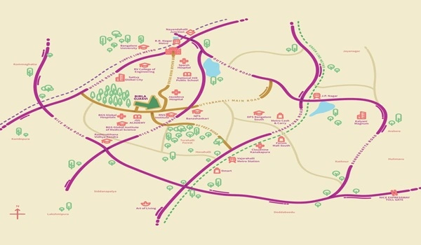 Birla Ojasvi Location